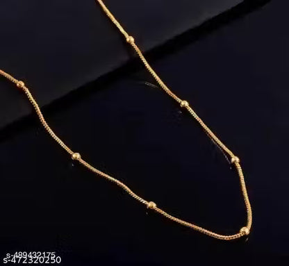 old Plated Bol Chain Necklace For Womens Gold Plated Bras Chain