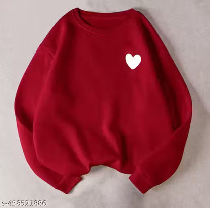 Neck Pullover Sweatshirt