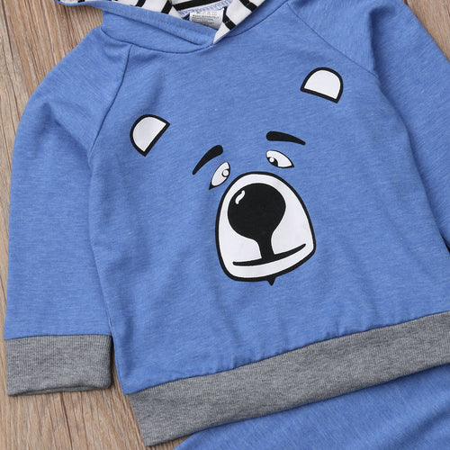 Newborn Toddler Baby Girl Boy Hooded Sweater