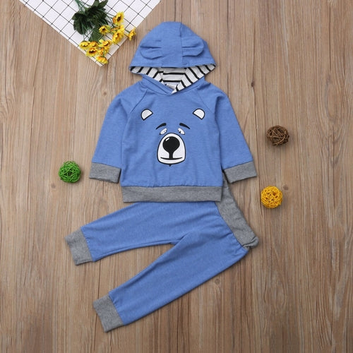 Newborn Toddler Baby Girl Boy Hooded Sweater