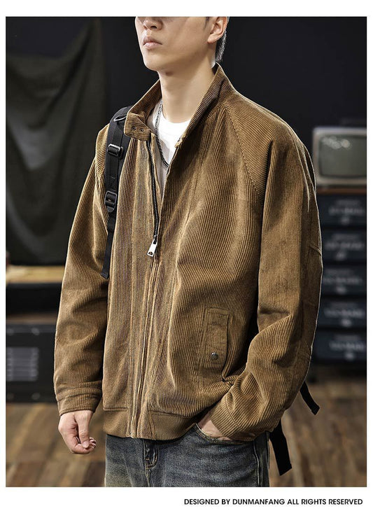 premium Men's Vintage Corduroy Long-sleeved Jacket