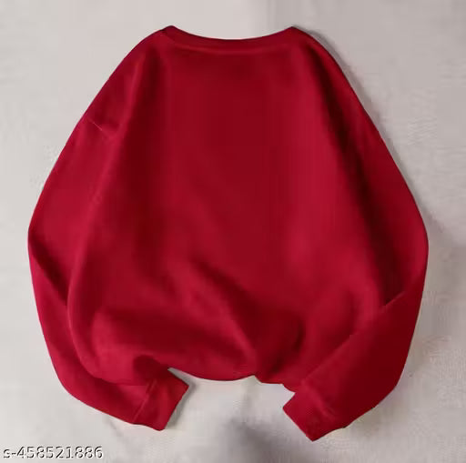 Neck Pullover Sweatshirt