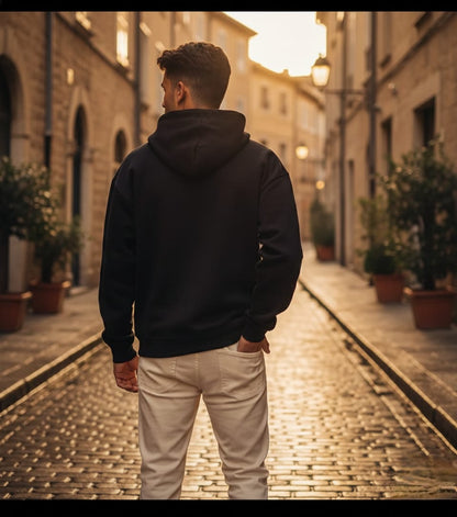 Black Hoodie For Men/Women