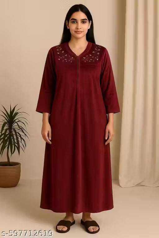 Velvet Night Gown