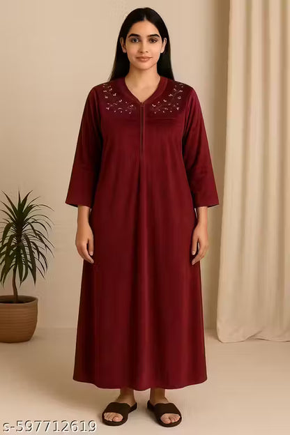 Velvet Night Gown