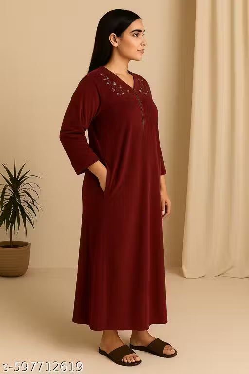 Velvet Night Gown