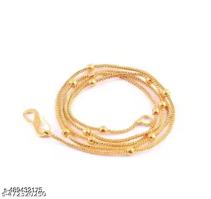 old Plated Bol Chain Necklace For Womens Gold Plated Bras Chain